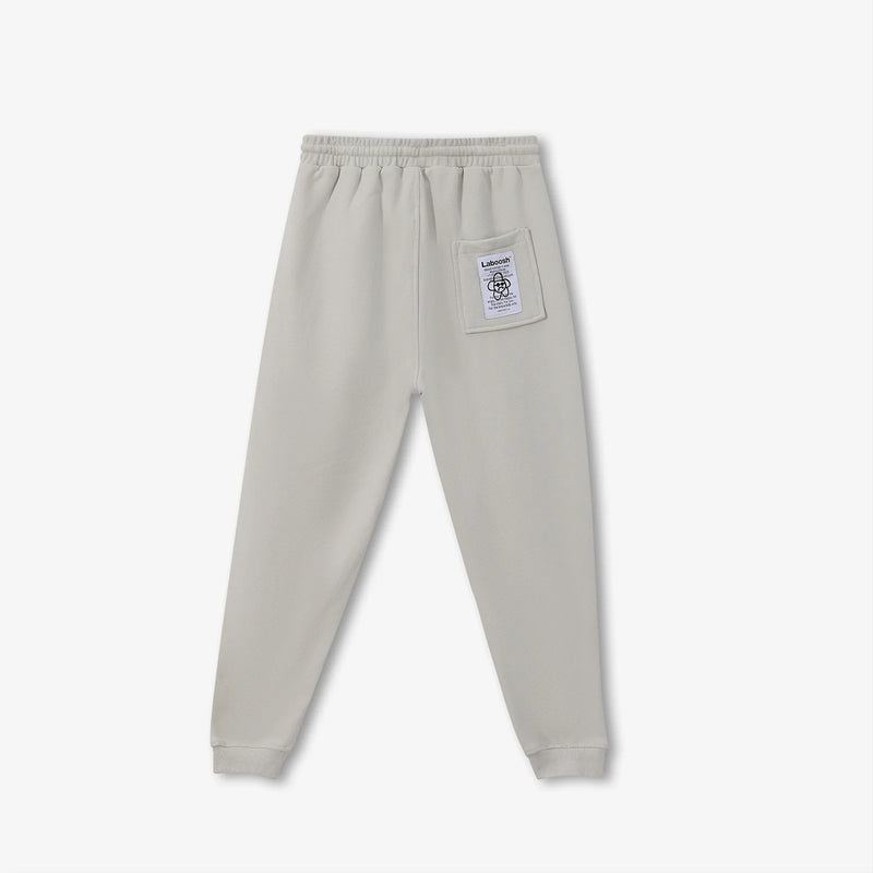 CLOUDSOFT® Cotton Joggers, Grey — back view | Laboosh™ — alt view