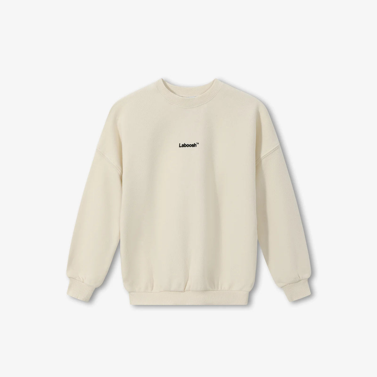 CLOUDSOFT® Cotton Sweatshirt, Cream — front view | Laboosh™