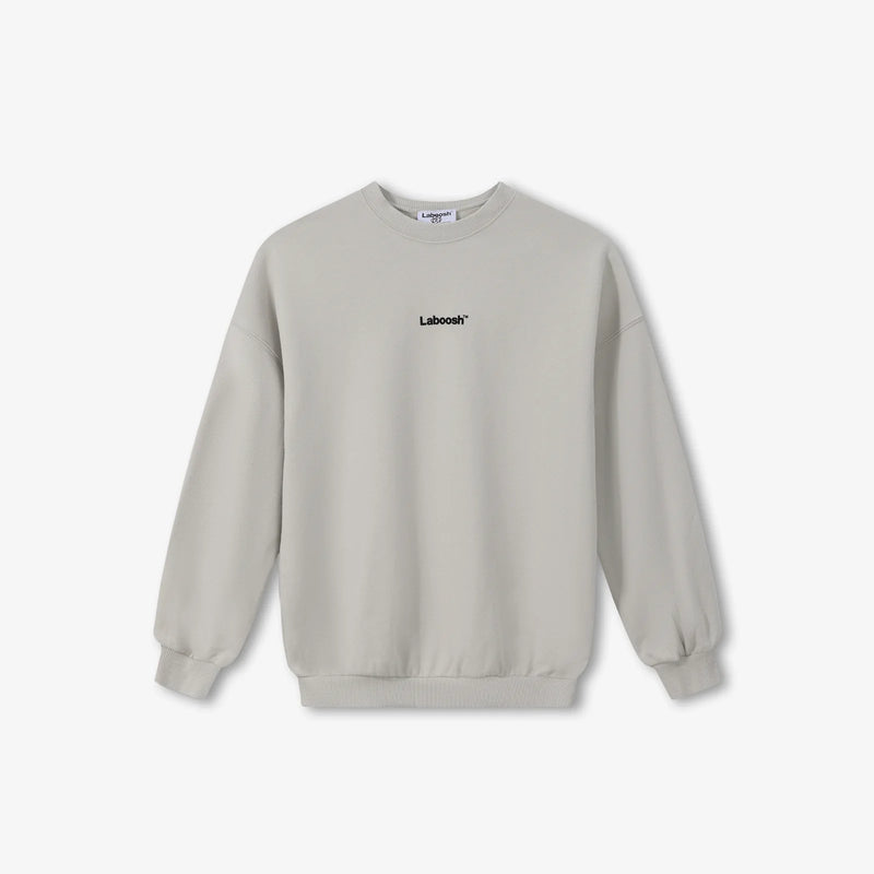 CLOUDSOFT® Cotton Sweatshirt, Grey — front view | Laboosh™