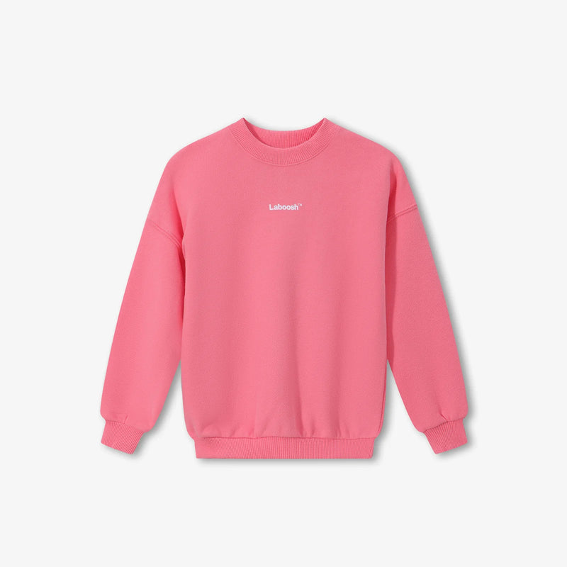 CLOUDSOFT® Cotton Sweatshirt, Pink — front view | Laboosh™