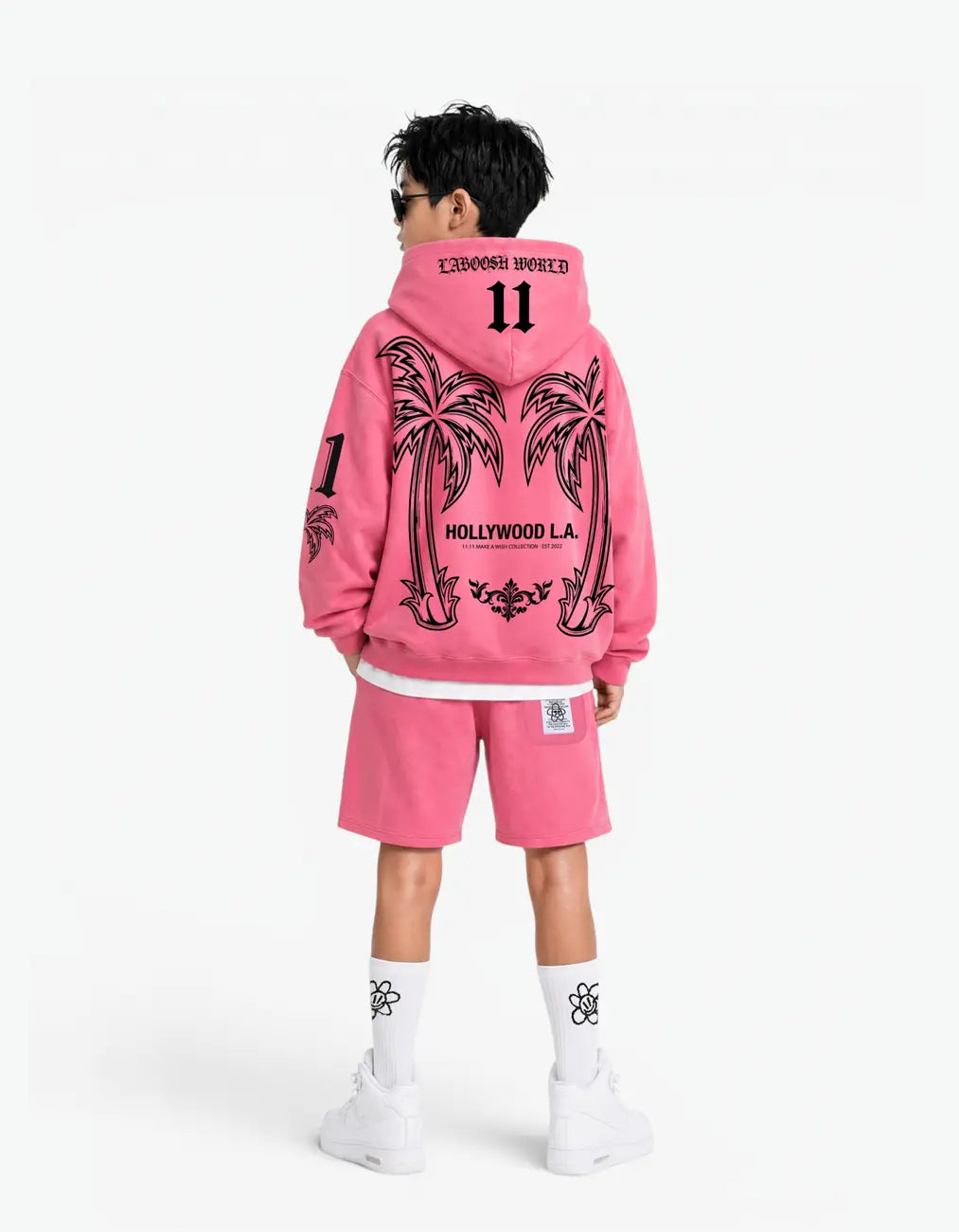 11:11 Palm Trees Short, Pink Lemonade