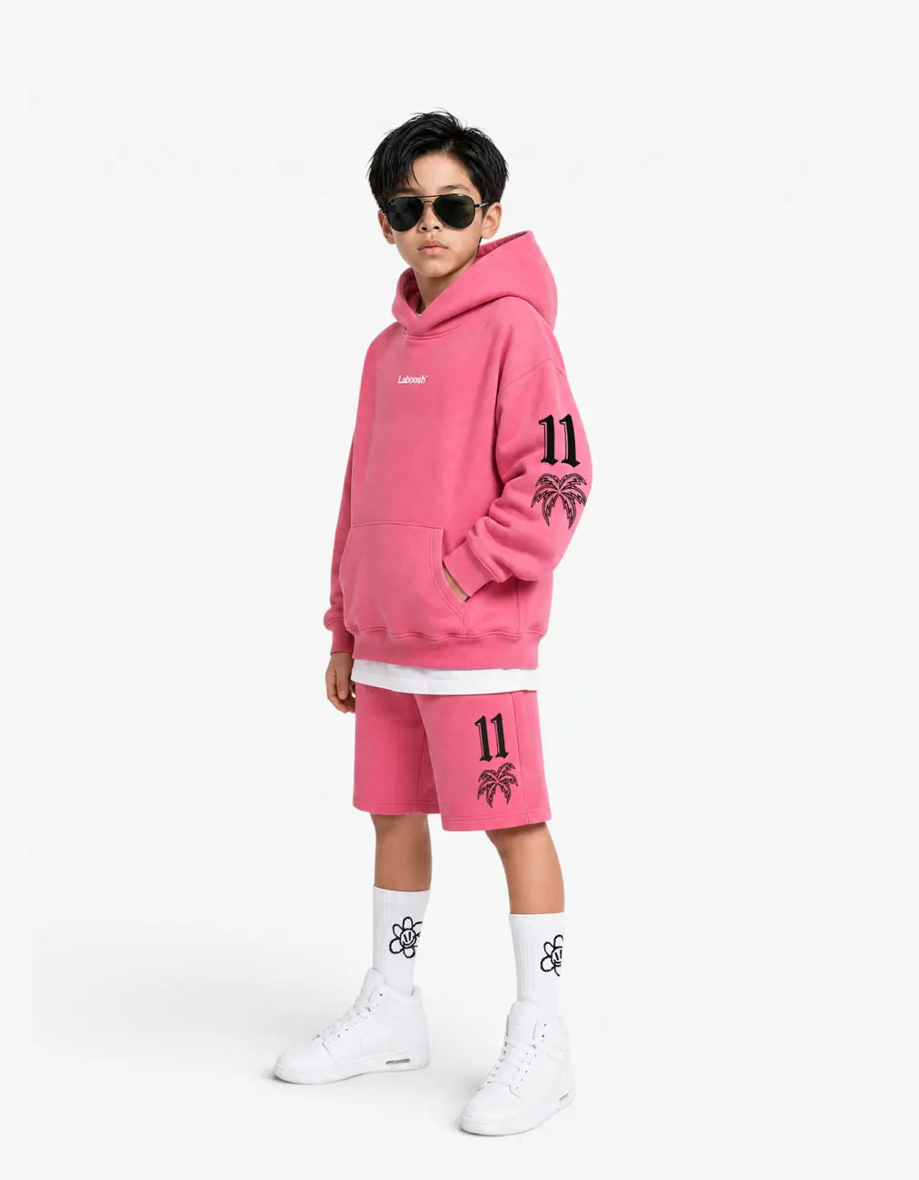 11:11 Palm Trees Short, Pink Lemonade