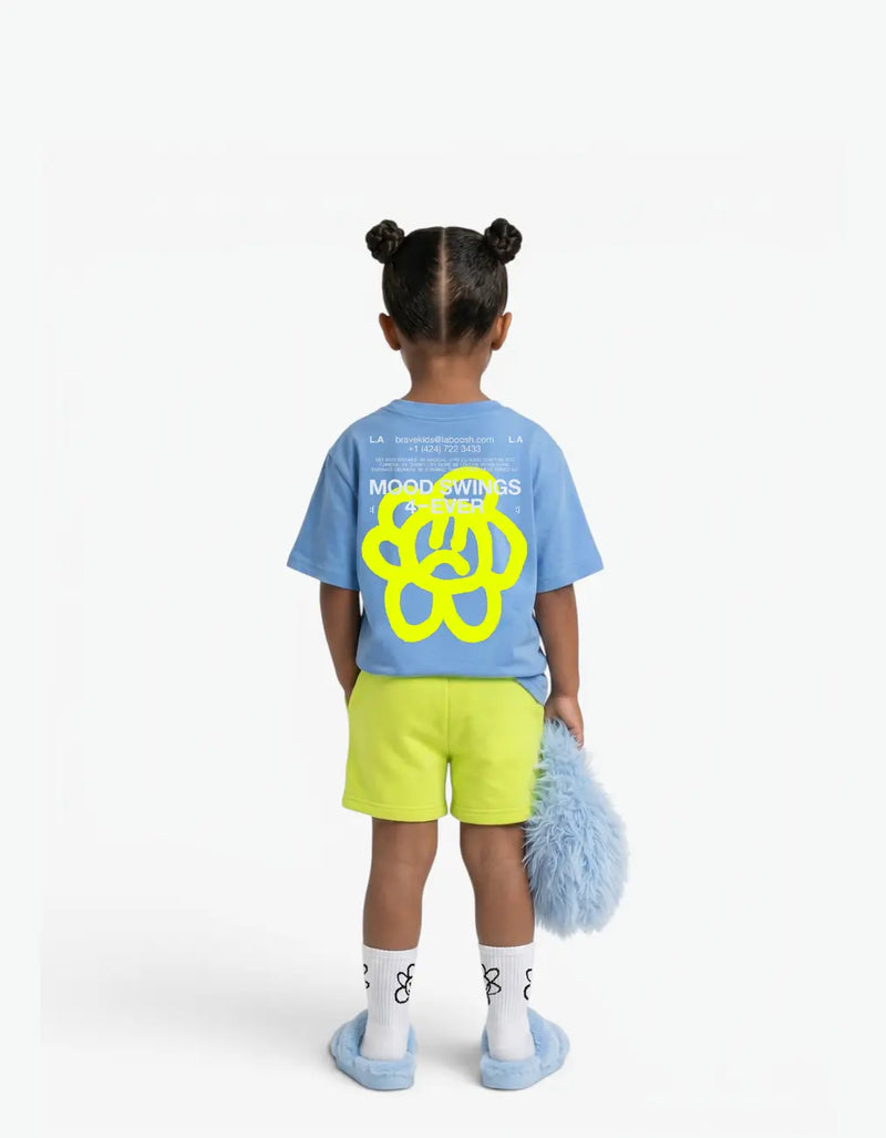 "MOODSIE" Tee, Blue