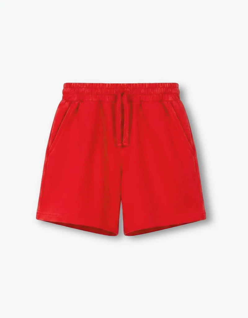 Signature Line Cotton Shorts, Strawberry Sauce