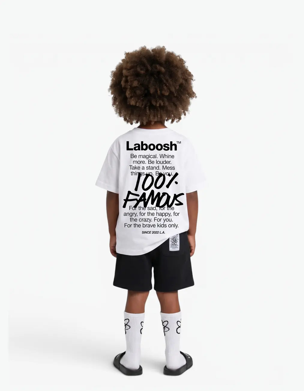 100% Famous Tee, White
