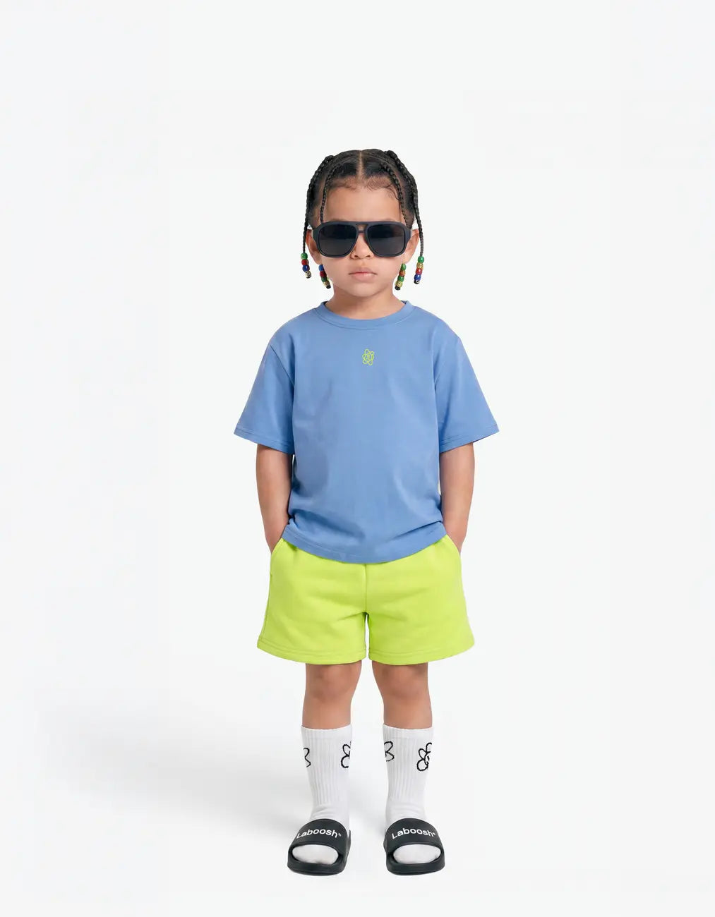 CLOUDSOFT Cotton Short, Lime