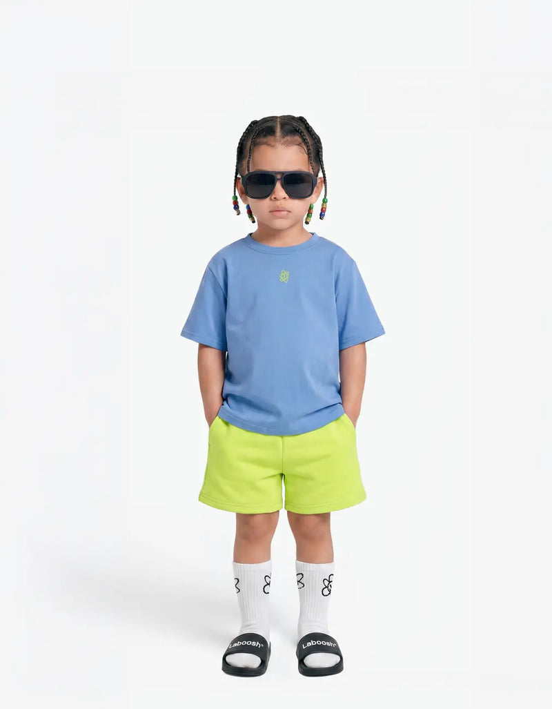 CLOUDSOFT Cotton Short, Lime — alt view