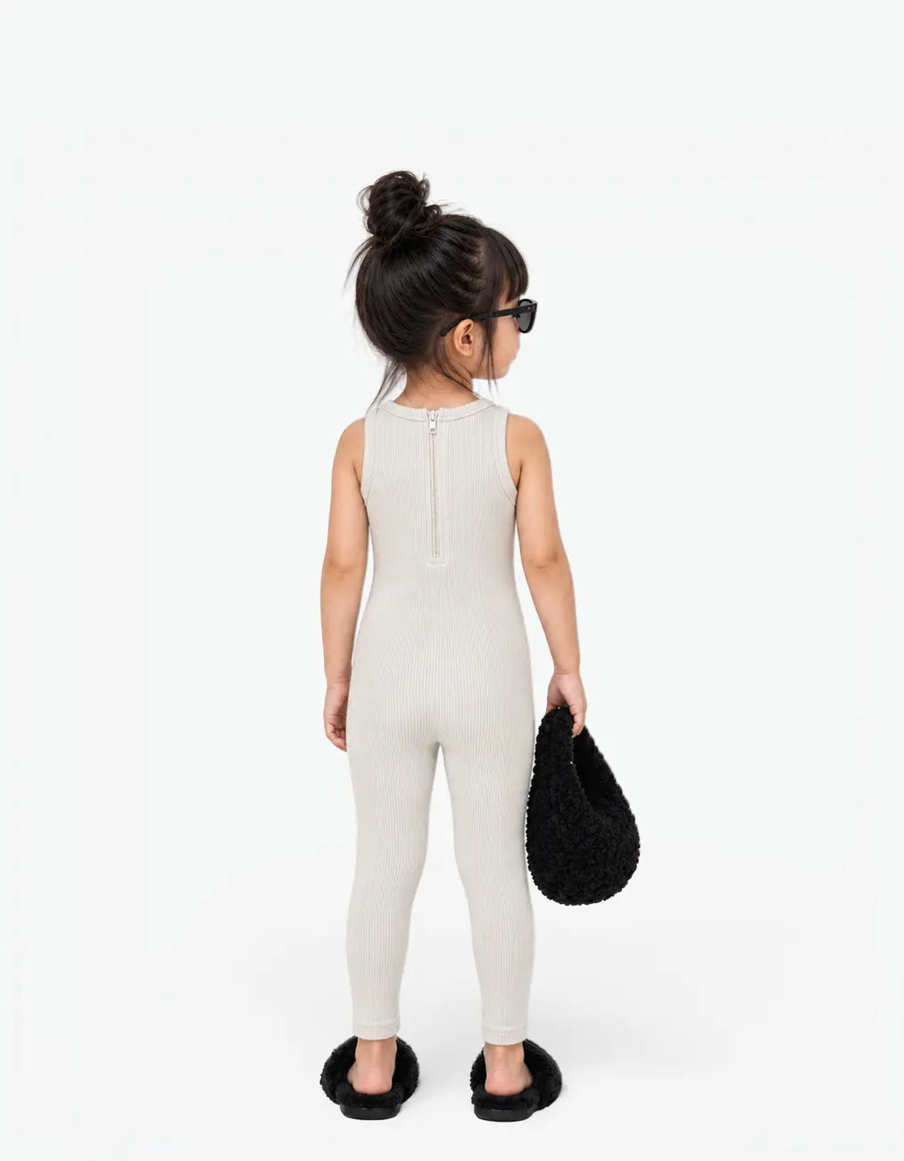 Ribbed Long Romper