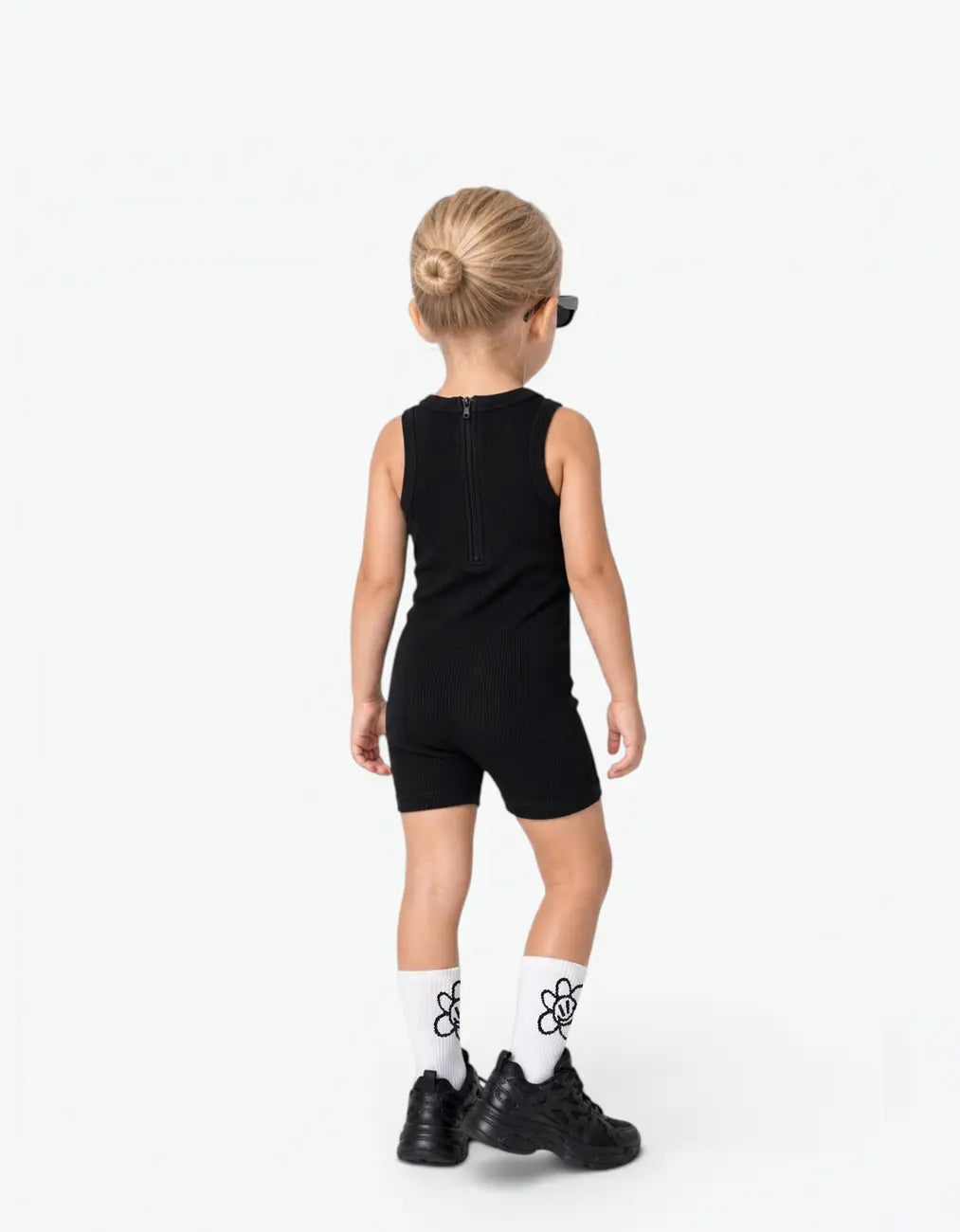 Ribbed Short Romper