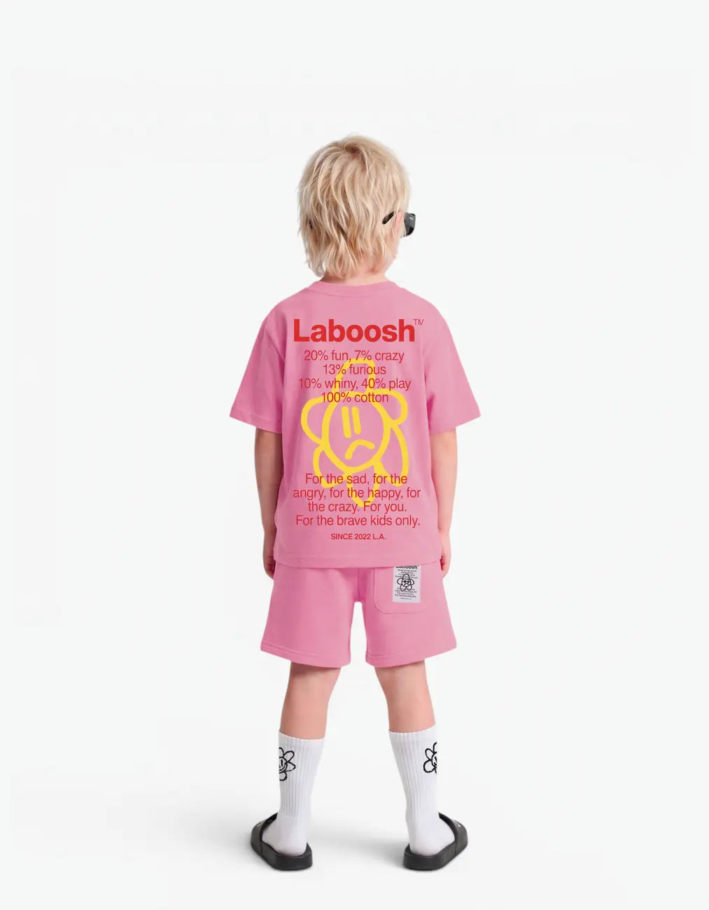 "MOODIE" Tee, Pink