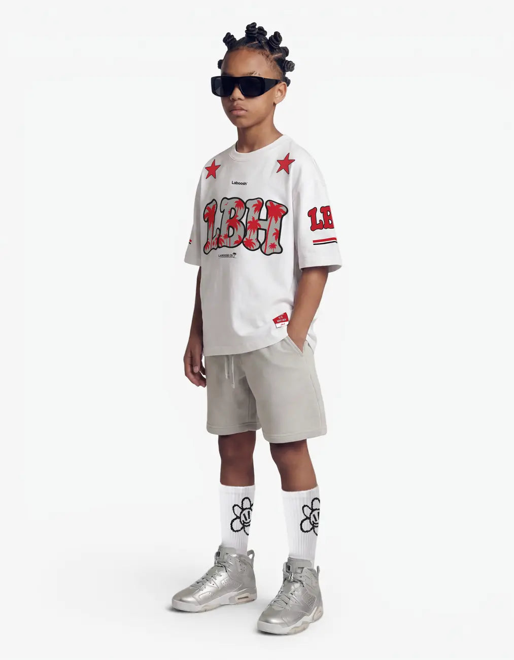 11:11 LBH Palm Tee, White