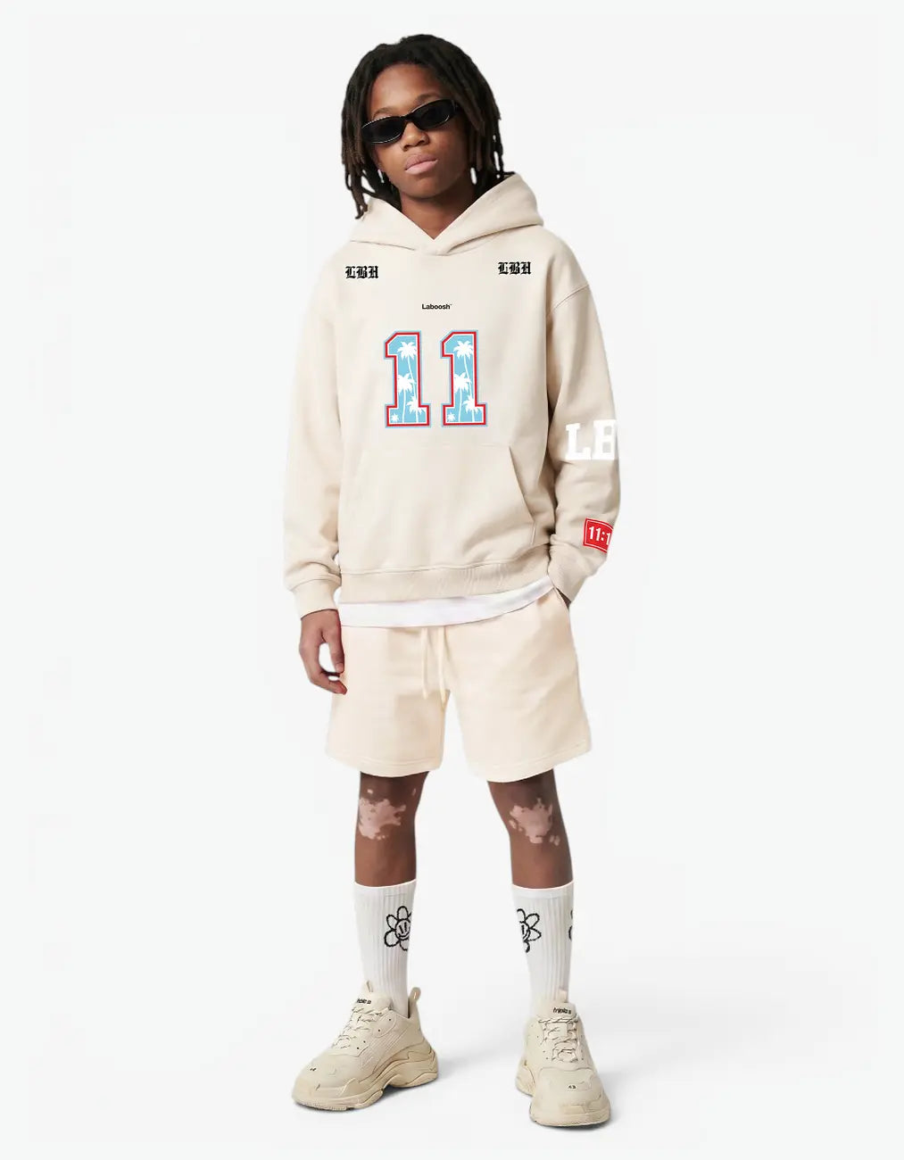 11:11 Palm Hoodie, Coconut Milk