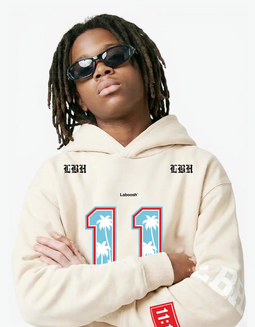 11:11 Palm Hoodie, Coconut Milk