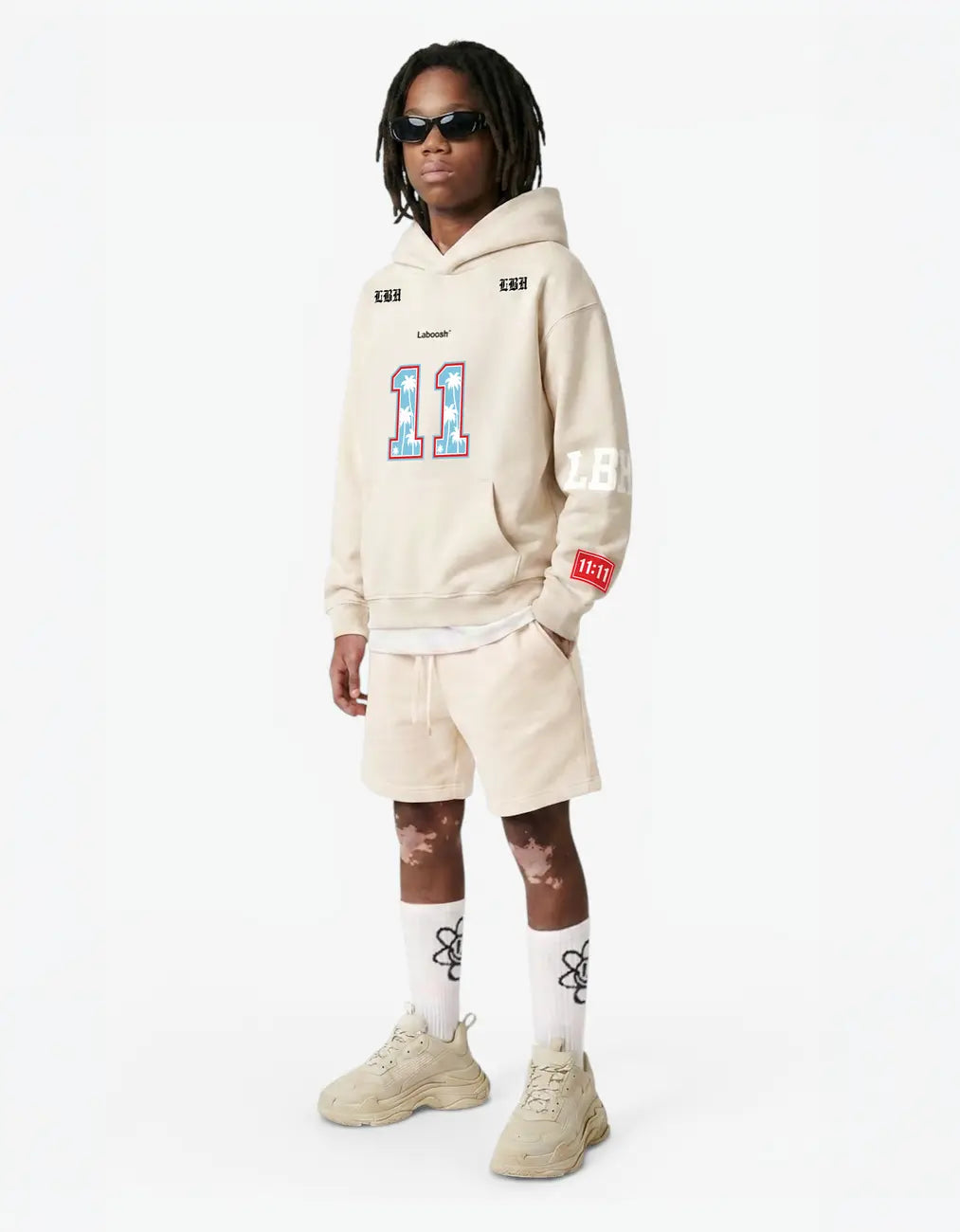 11:11 Palm Hoodie, Coconut Milk