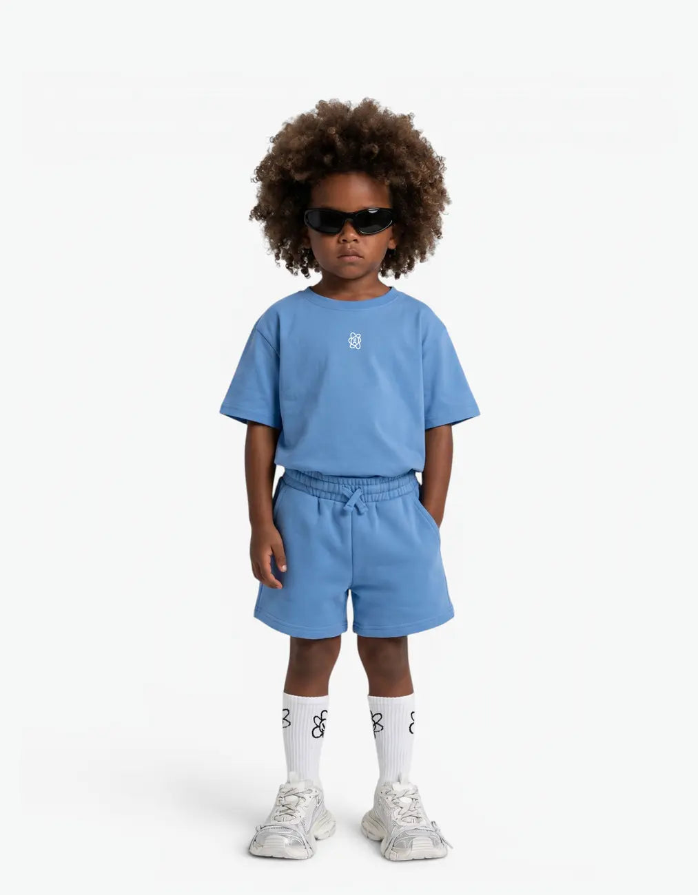 "MOODIE" Tee, Blue