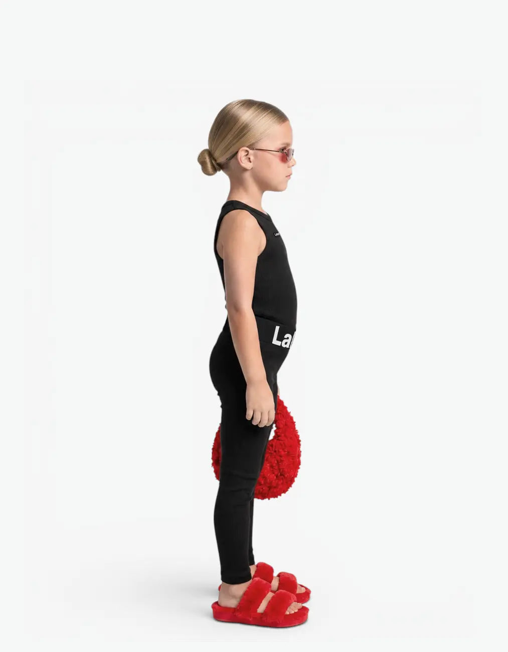 Black Ribbed Sleeveless Top