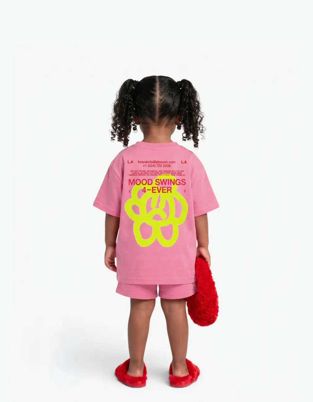"MOODSIE" Tee, Pink