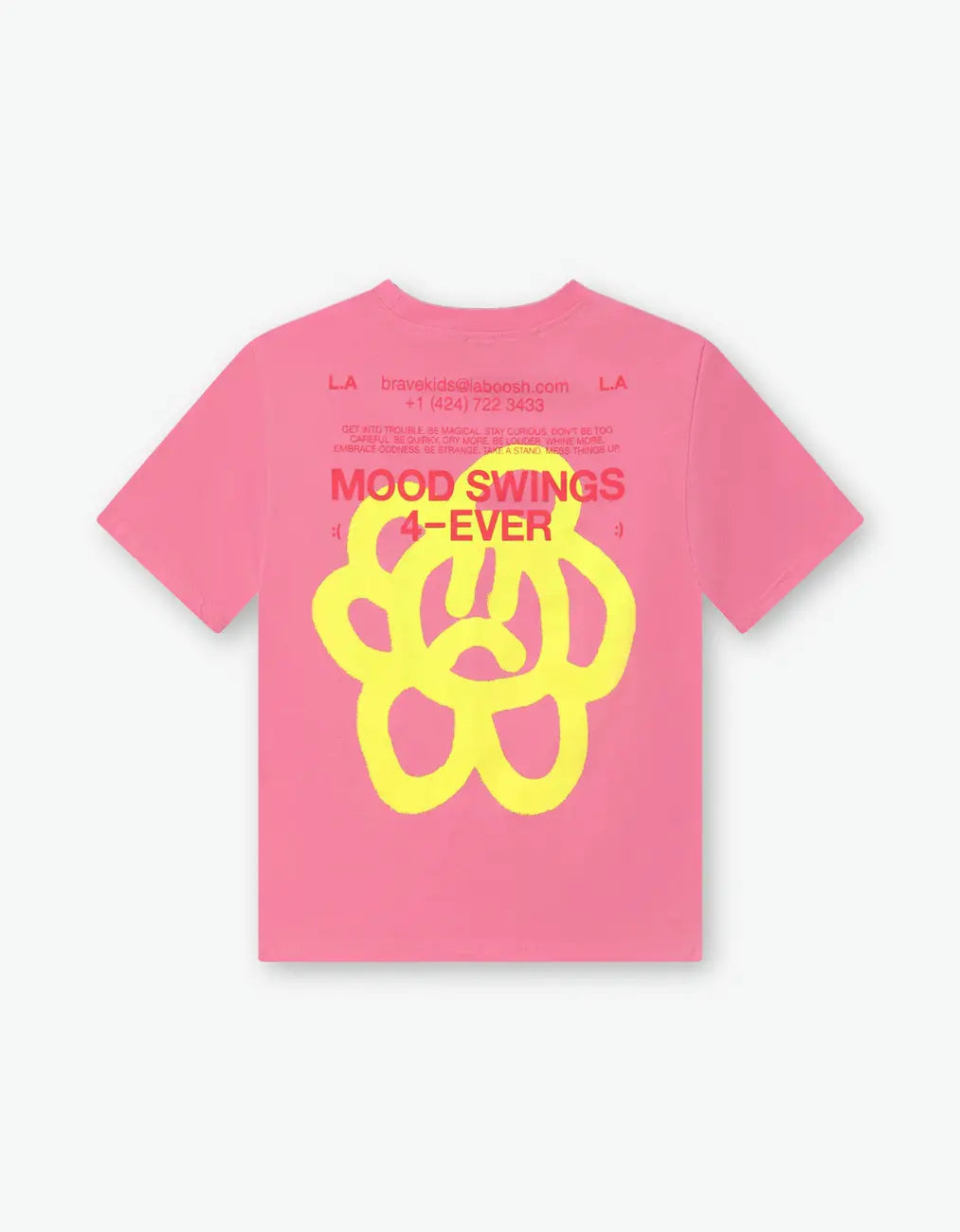"MOODSIE" Tee, Pink
