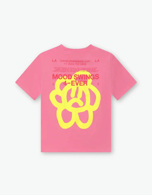 "MOODSIE" Tee, Pink