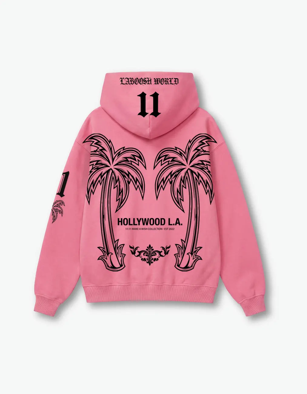 11:11 Laboosh World Hoodie, Pink Lemonade