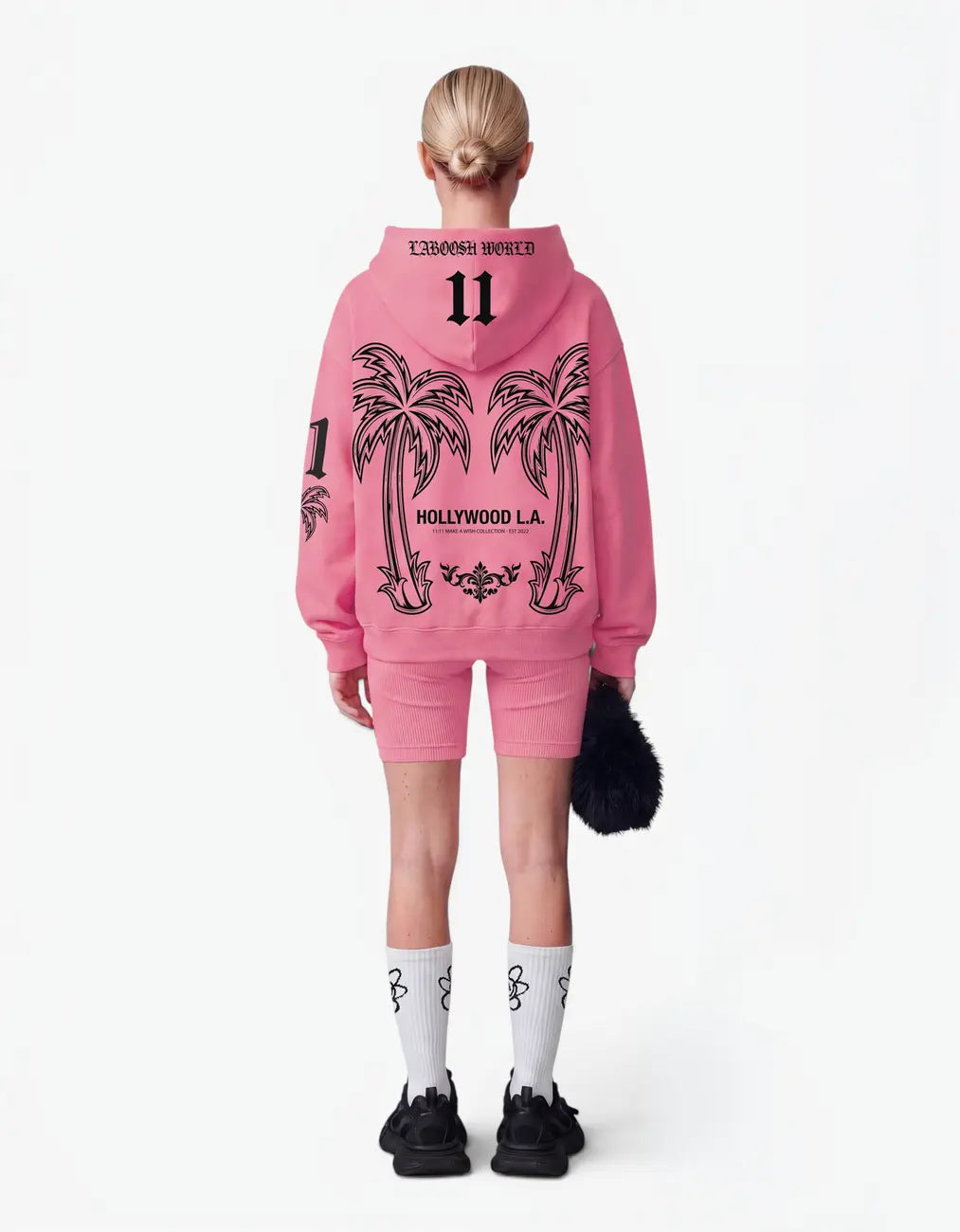11:11 Laboosh World Hoodie, Pink Lemonade
