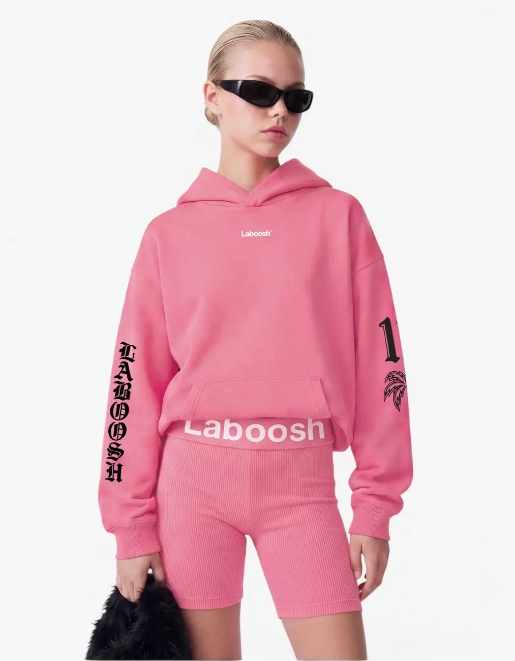 11:11 Laboosh World Hoodie, Pink Lemonade