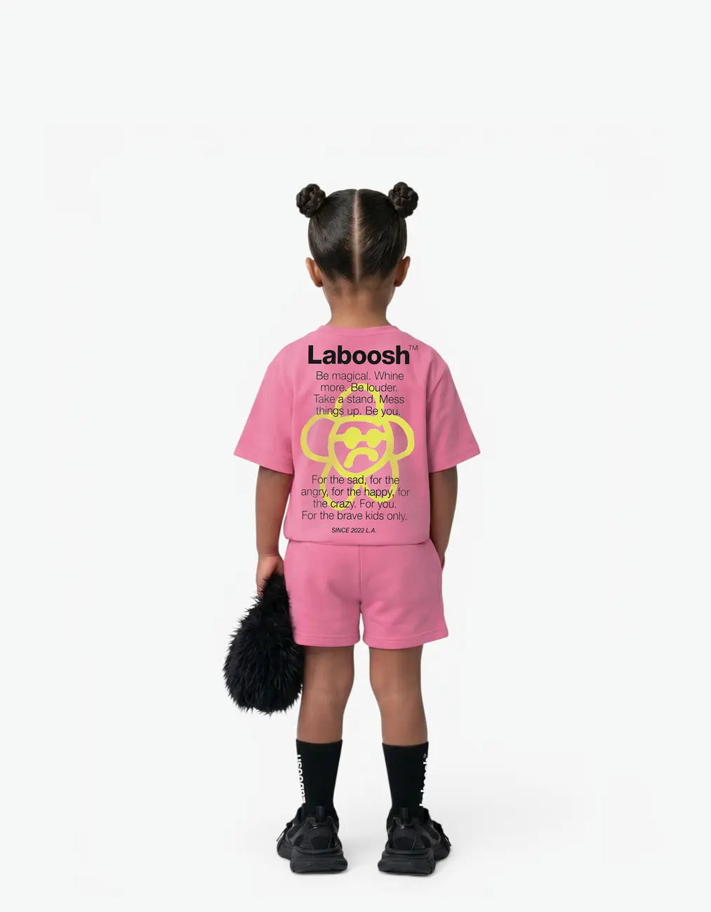 "FAMOUS" Tee, Pink