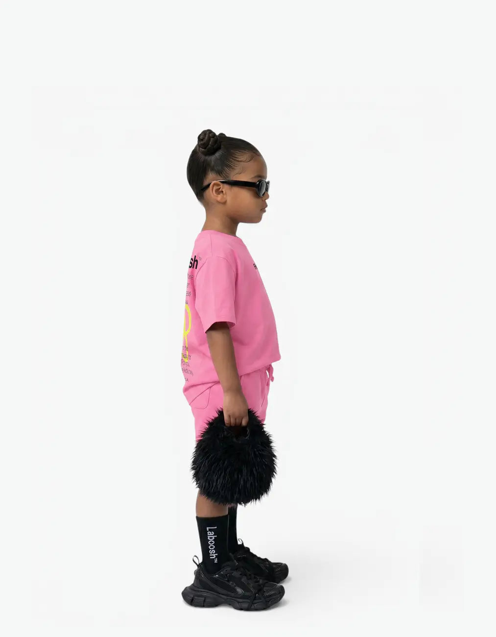 "FAMOUS" Tee, Pink