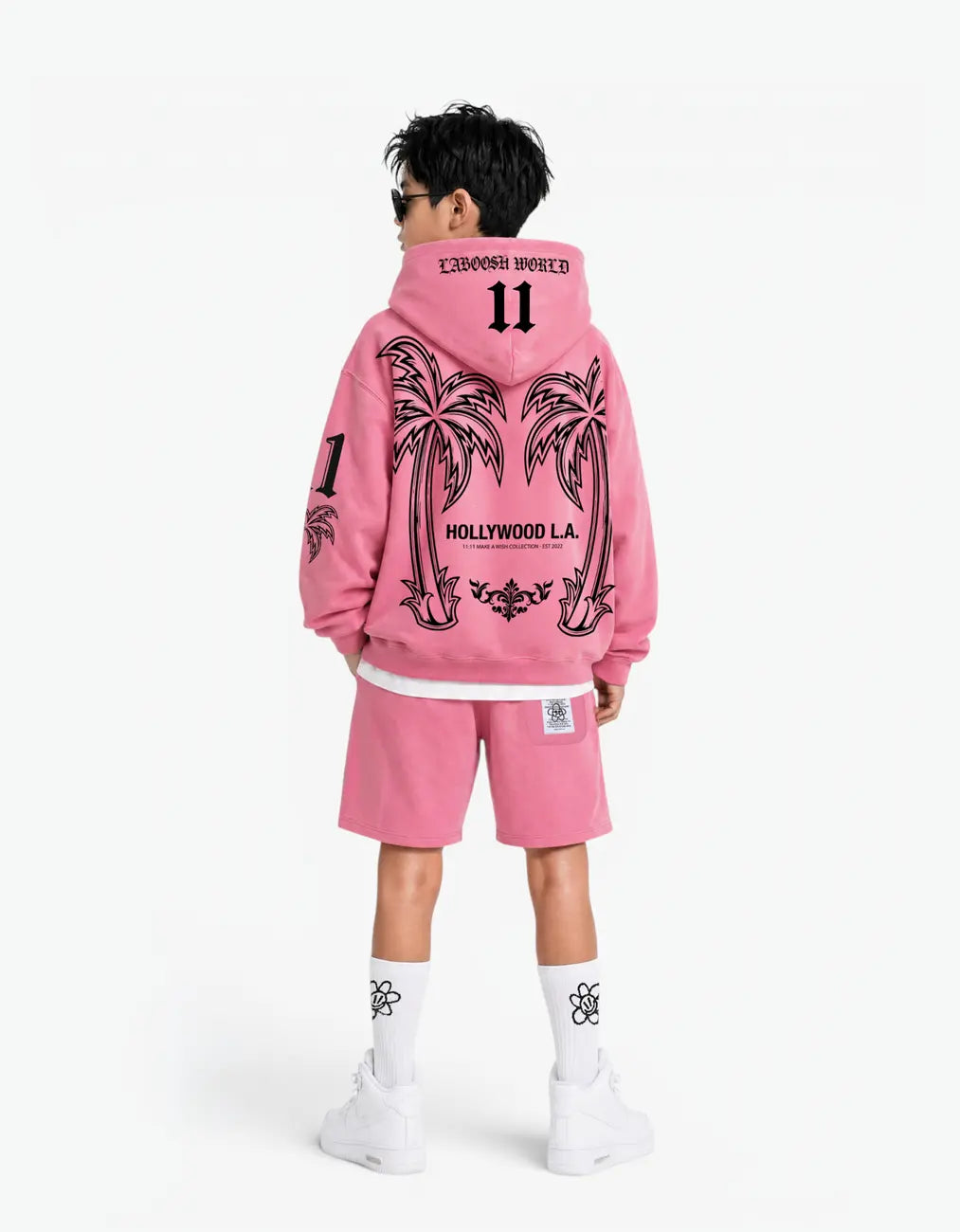11:11 Laboosh World Hoodie, Pink Lemonade