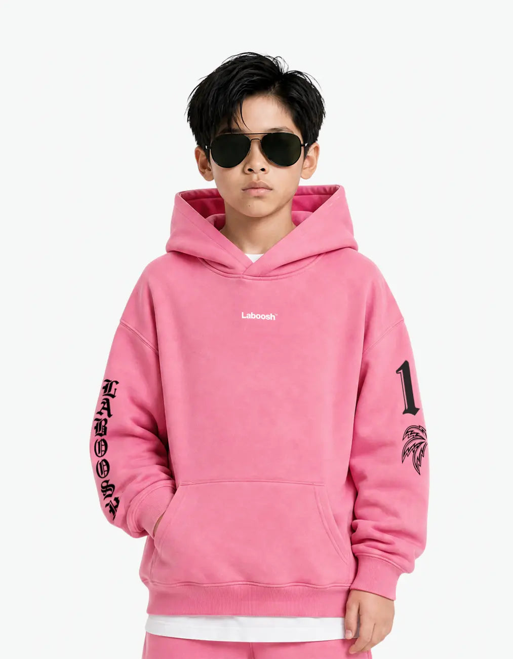 11:11 Laboosh World Hoodie, Pink Lemonade