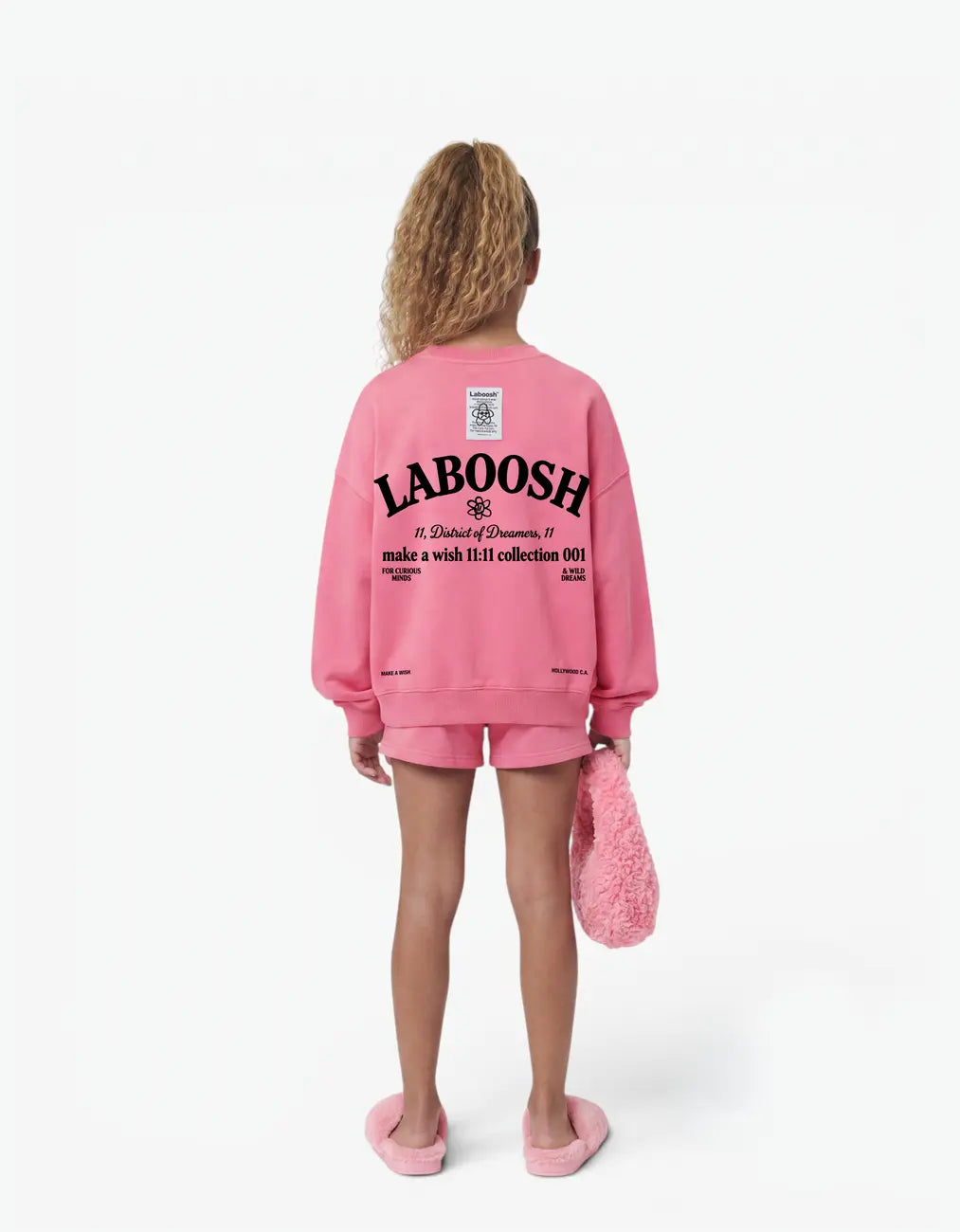 Signature Line Cotton Short, Pink Lemonade