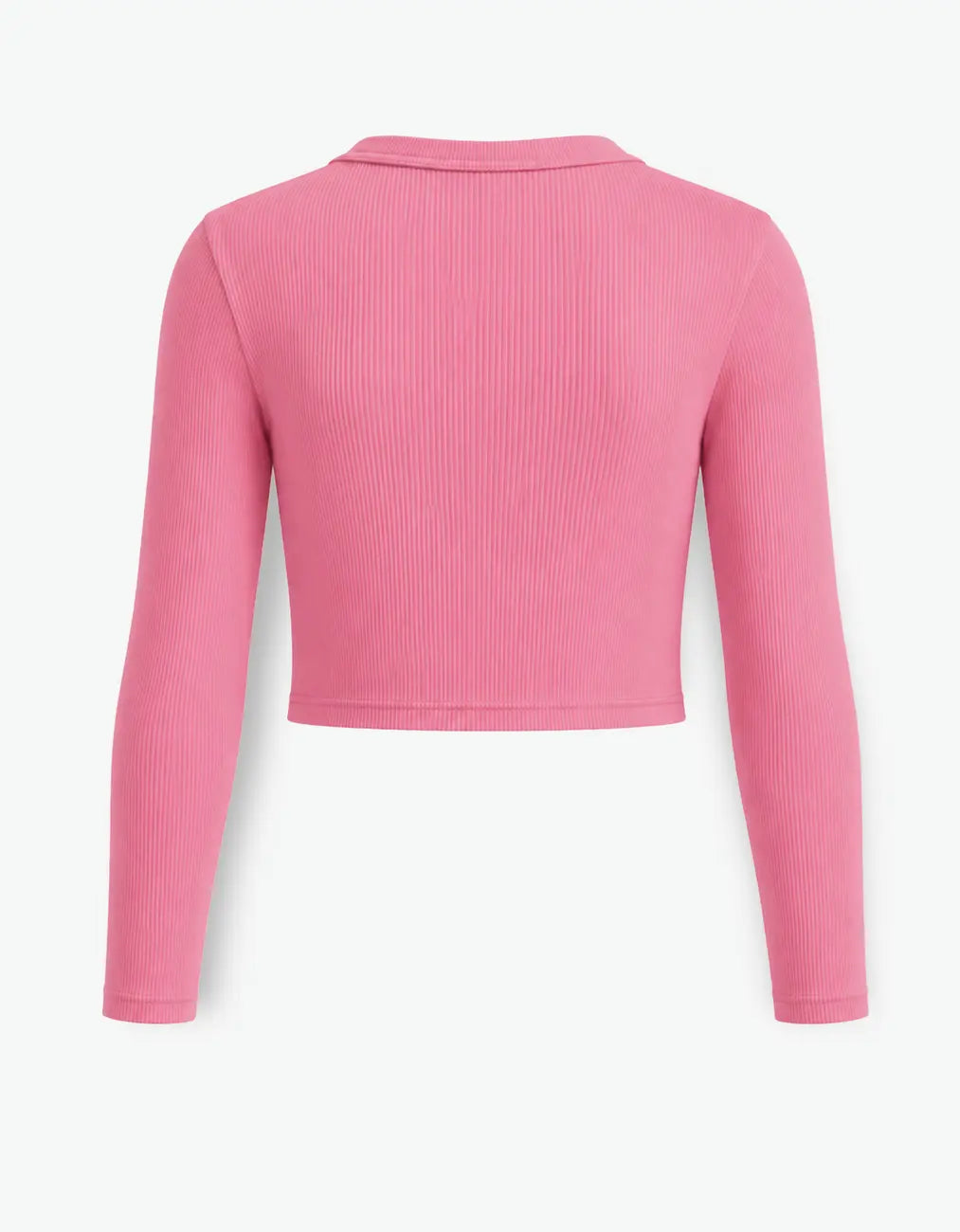 Ribbed Crop Top, Pink Lemonade