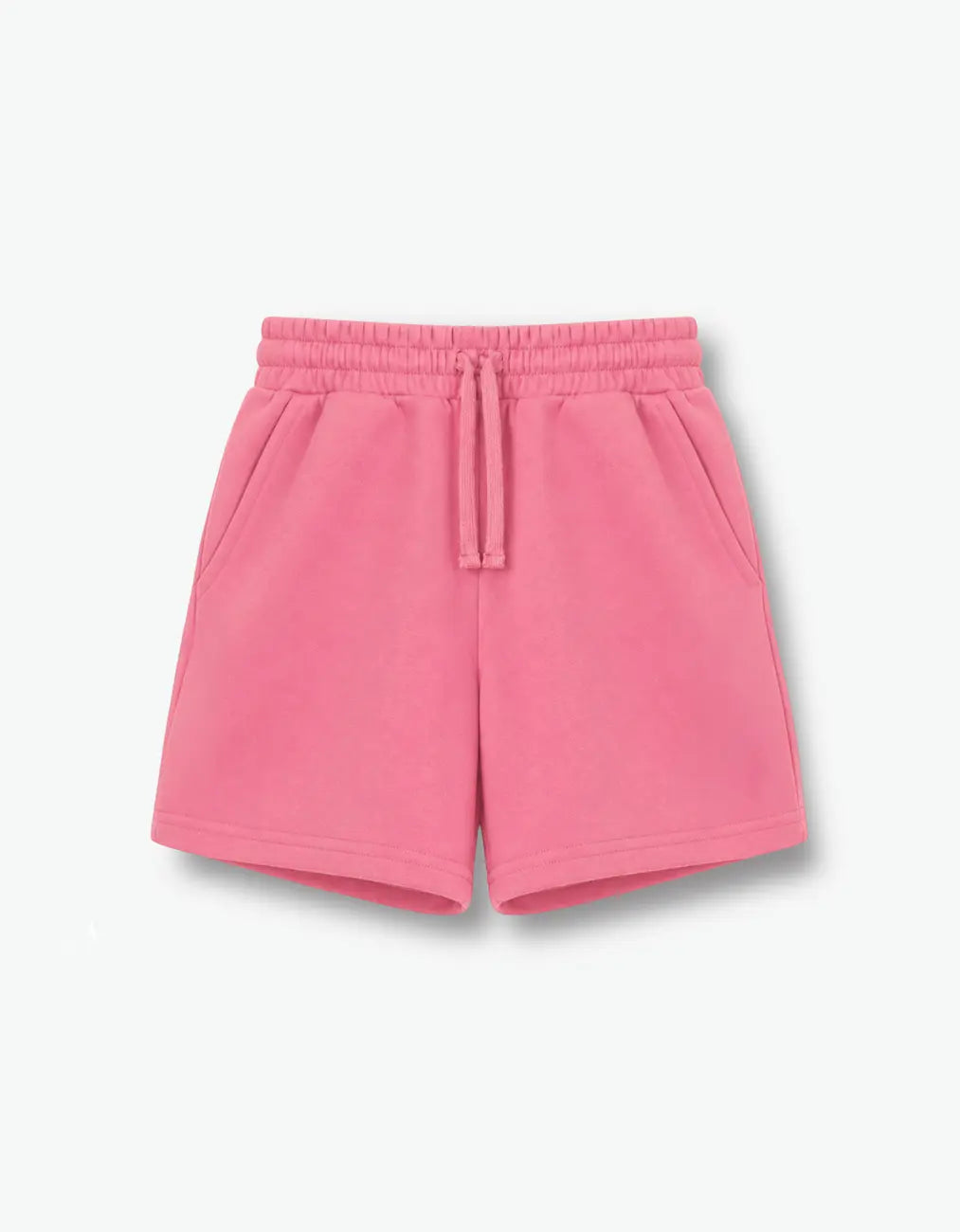 Signature Line Cotton Shorts, Pink Lemonade