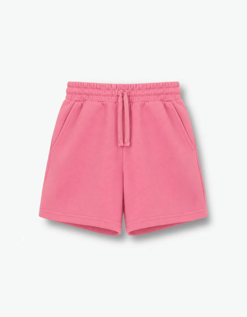 Signature Line Cotton Shorts, Pink Lemonade