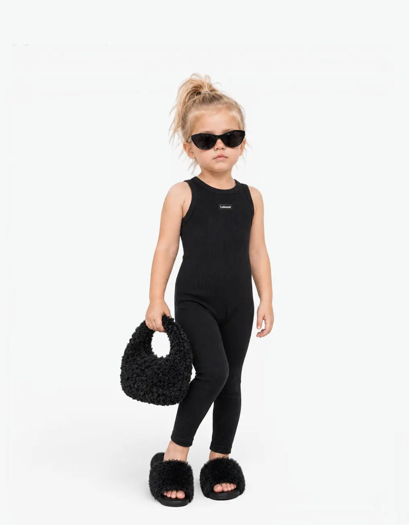 Black Long Romper