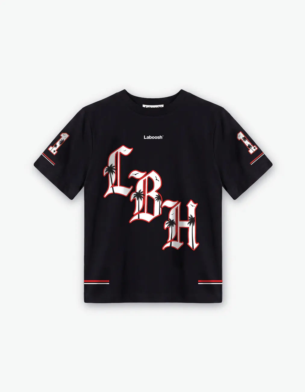 11:11 LBH Palm Tee, Black