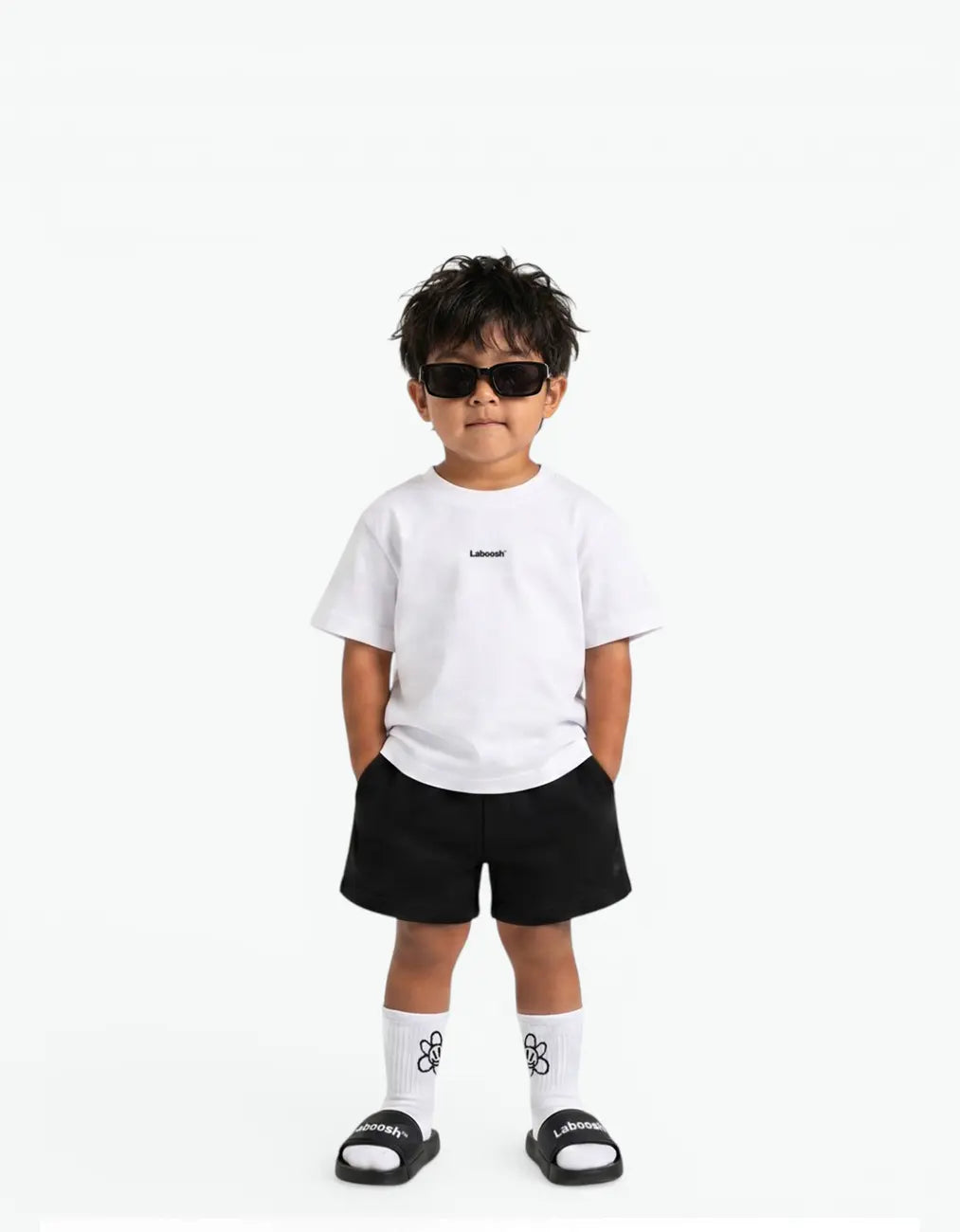"MOOD SWINGS" Graffiti Tee, White