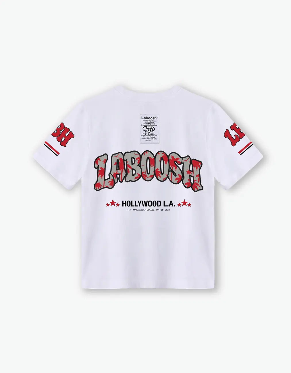 11:11 LBH Palm Tee, White