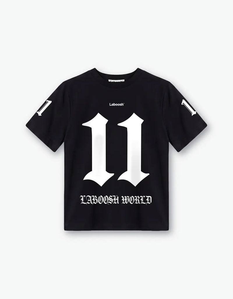 11:11 Laboosh World Tee, Black