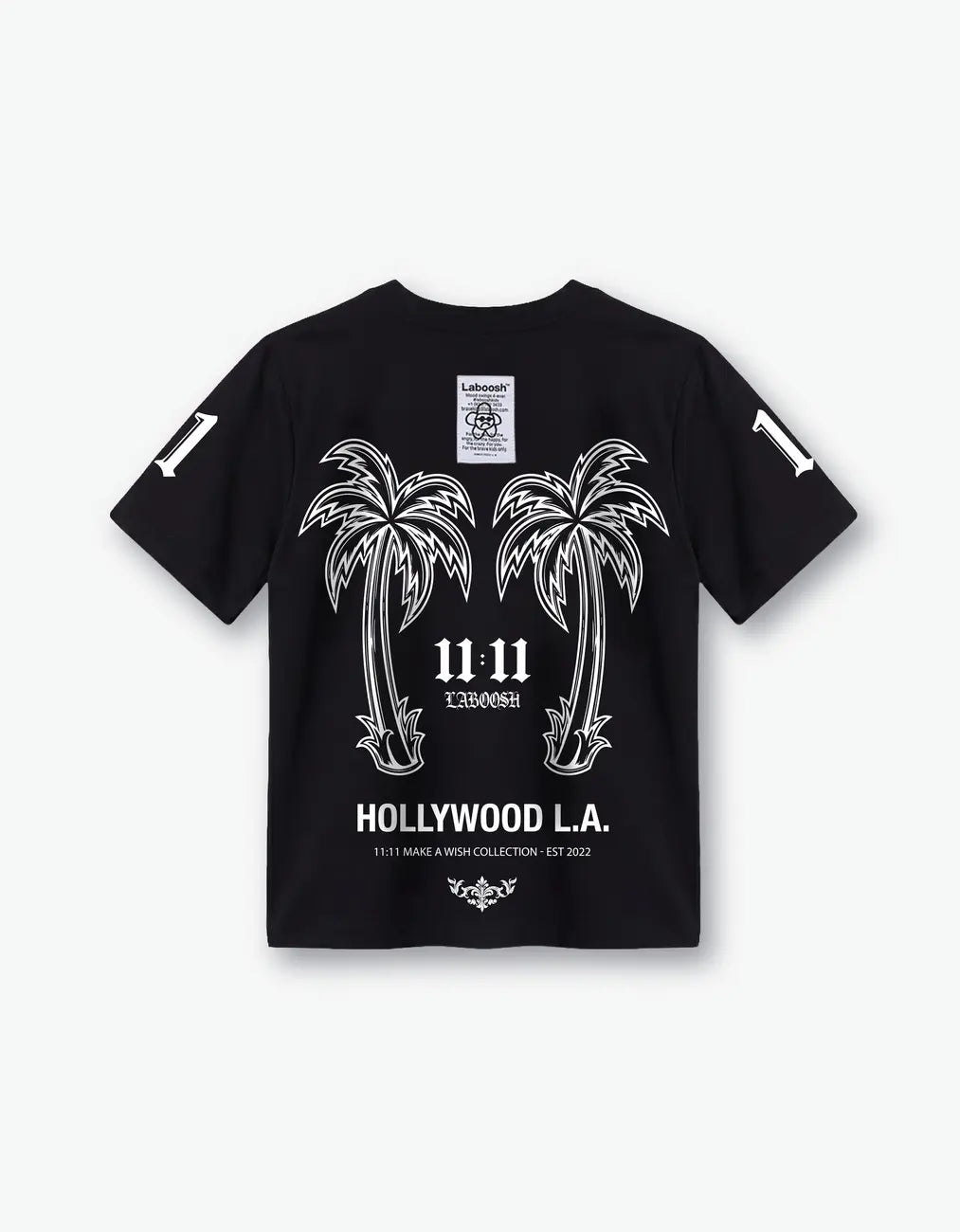 11:11 Laboosh World Tee, Black